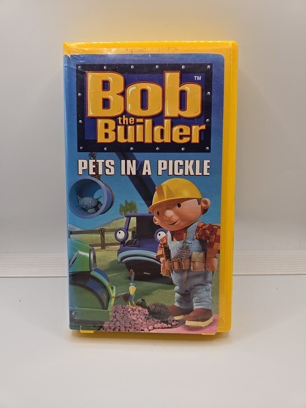 Bob the Builder Pets in a Pickle Vintage VHS Rare Hard Clamshell ClickCase 2001
